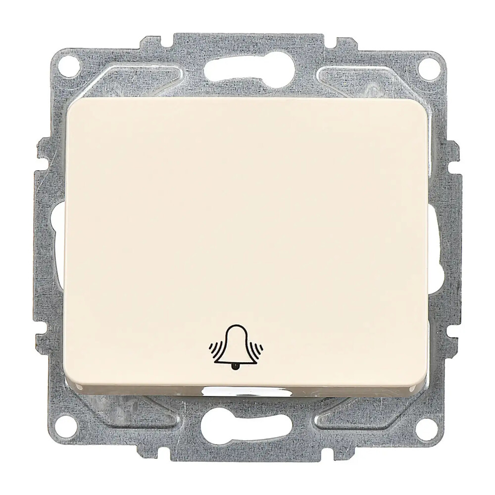 Fantasy Zil Butonu, Krem (Mekanizma + Tuş/Kapak) - Günsan Elektrik