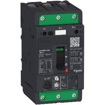 GV4PE115S - TeSys GV4 Motor Koruma Şalteri, 3 Kutuplu, 115 A, Icu 100 kA, Termik Manyetik, Everlink Bağlantısı - 2