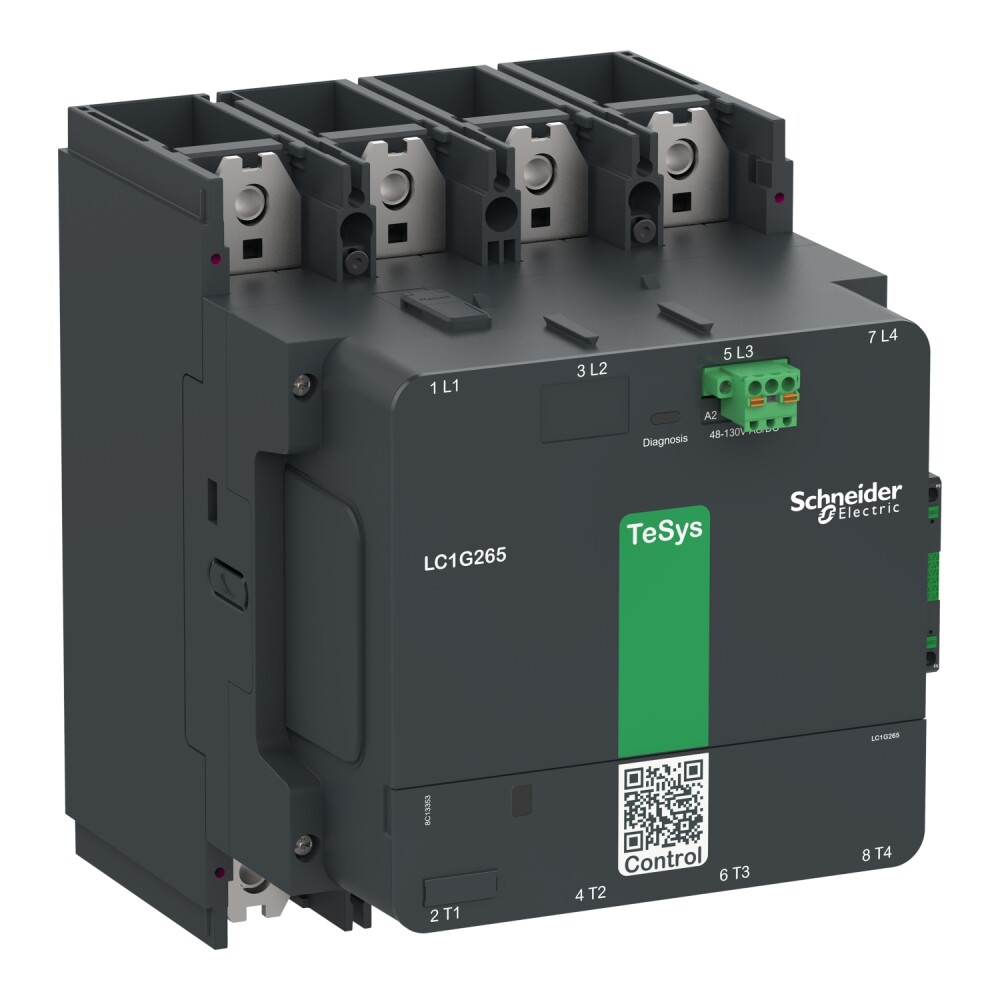 LC1G2654KUEN - TeSys Giga Kontaktör TeSysG265 4P Standart 100-250V ACDC - Schneider Electric