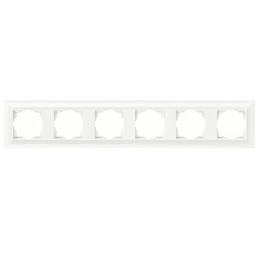 Neoline Altılı Çerçeve, Beyaz - Günsan Elektrik