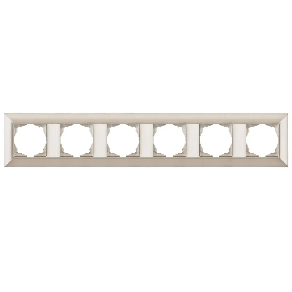 Neoline Altılı Çerçeve, Metalik Bej - Günsan Elektrik