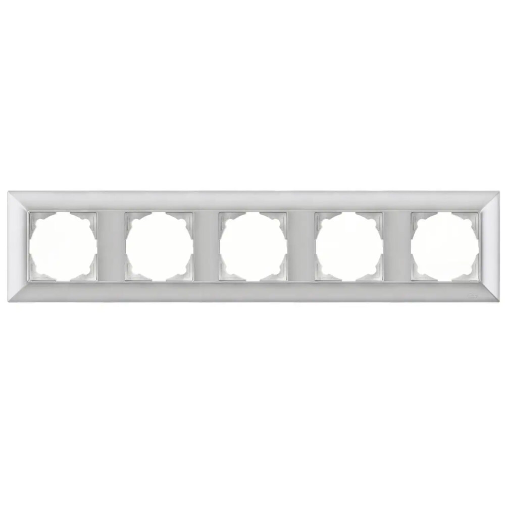 Neoline Beşli Çerçeve, Gümüş - Günsan Elektrik