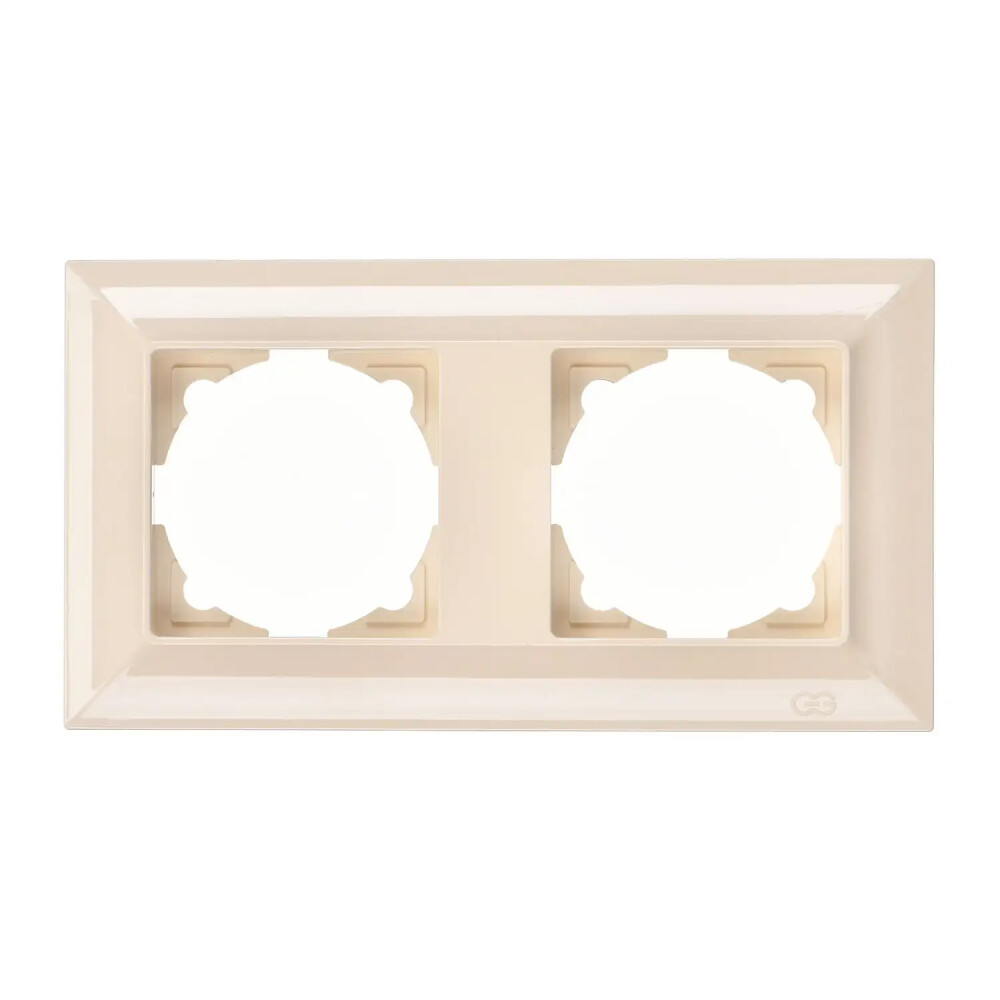 Neoline İkili Çerçeve, Krem - Günsan Elektrik