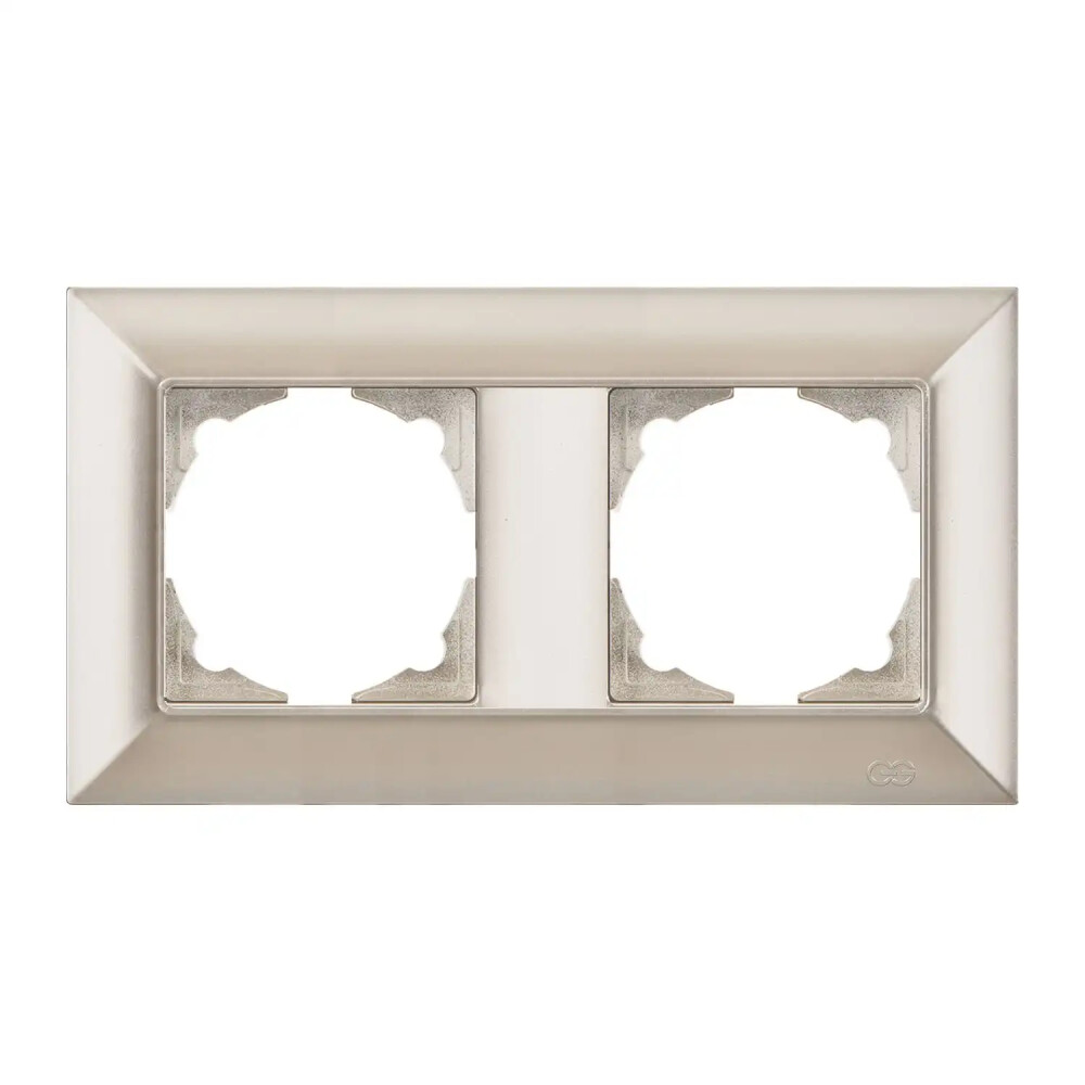 Neoline İkili Çerçeve, Metalik Bej - Günsan Elektrik