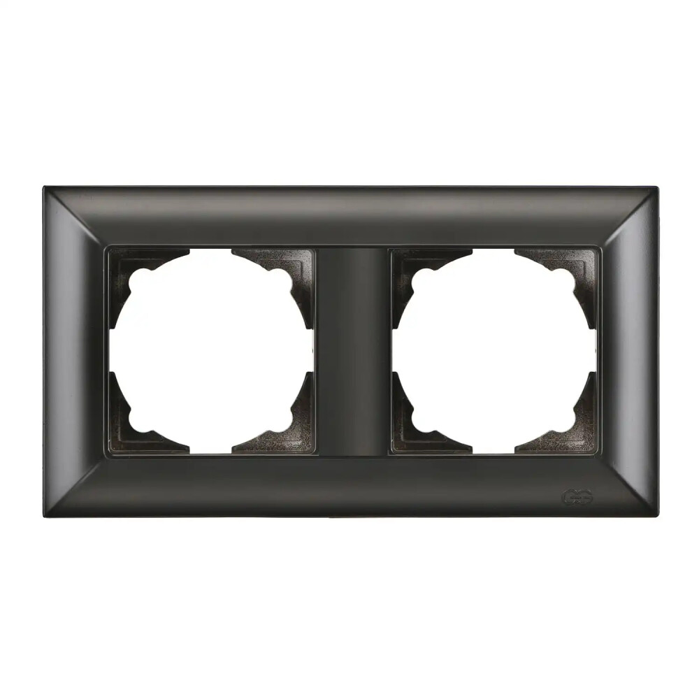 Neoline İkili Çerçeve, Metalik Siyah - Günsan Elektrik