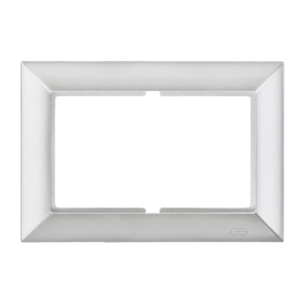 Neoline İkili Priz Çerçeve, Gümüş - Günsan Elektrik