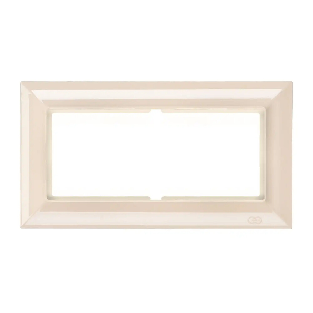 Neoline İkili Priz Çerçeve, Krem - Günsan Elektrik