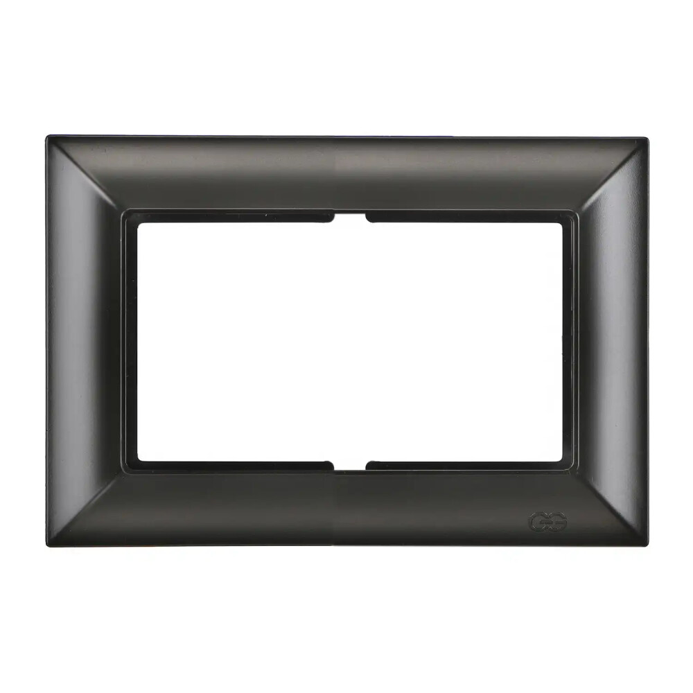 Neoline İkili Priz Çerçeve, Metalik Siyah - Günsan Elektrik