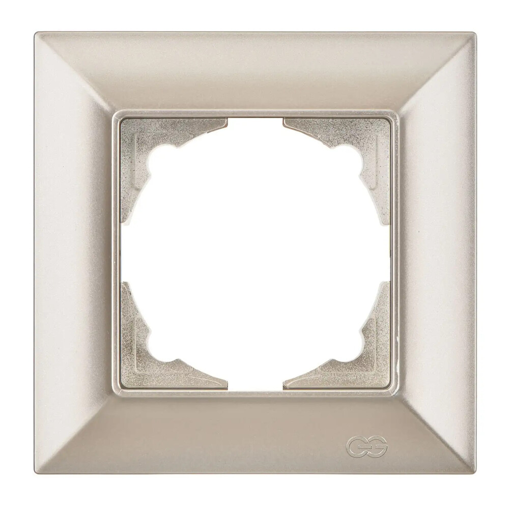 Neoline Tekli Çerçeve, Metalik Bej - Günsan Elektrik