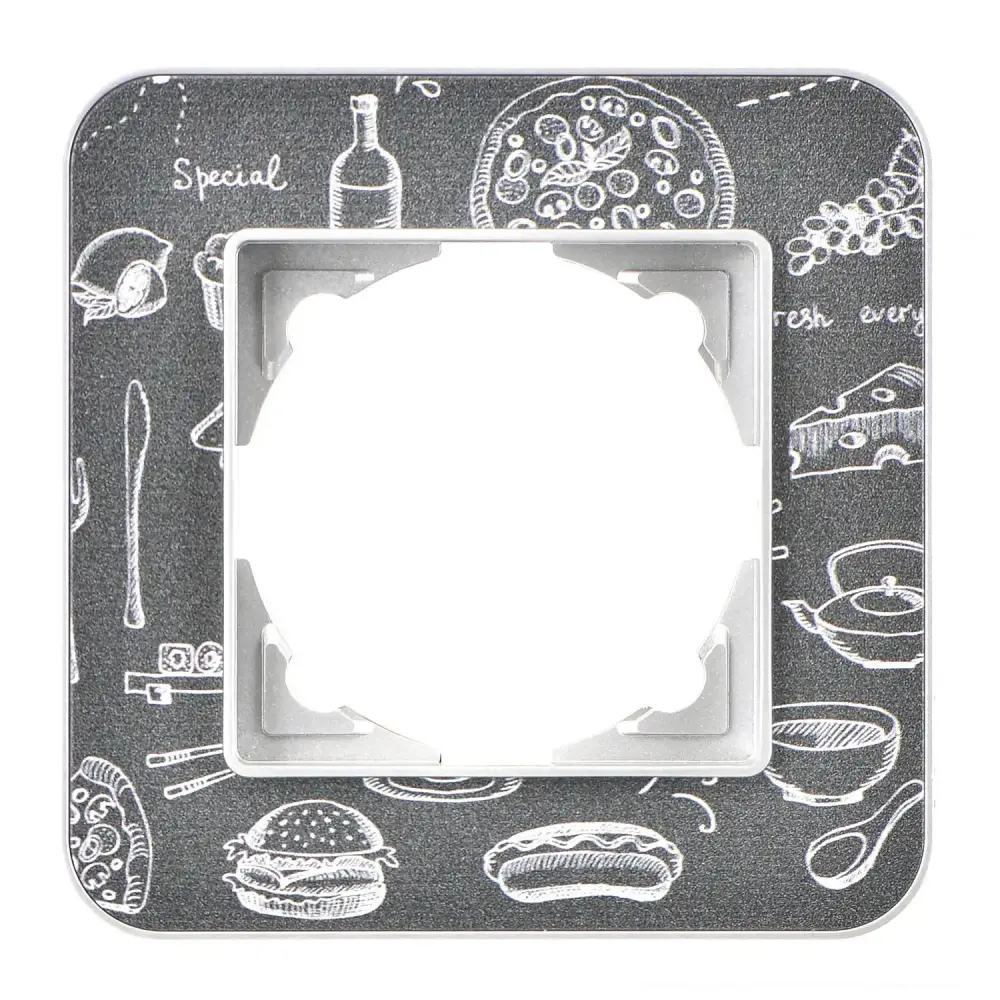Radius Design Tekli Çerçeve, Gümüş / Gourmet - Günsan