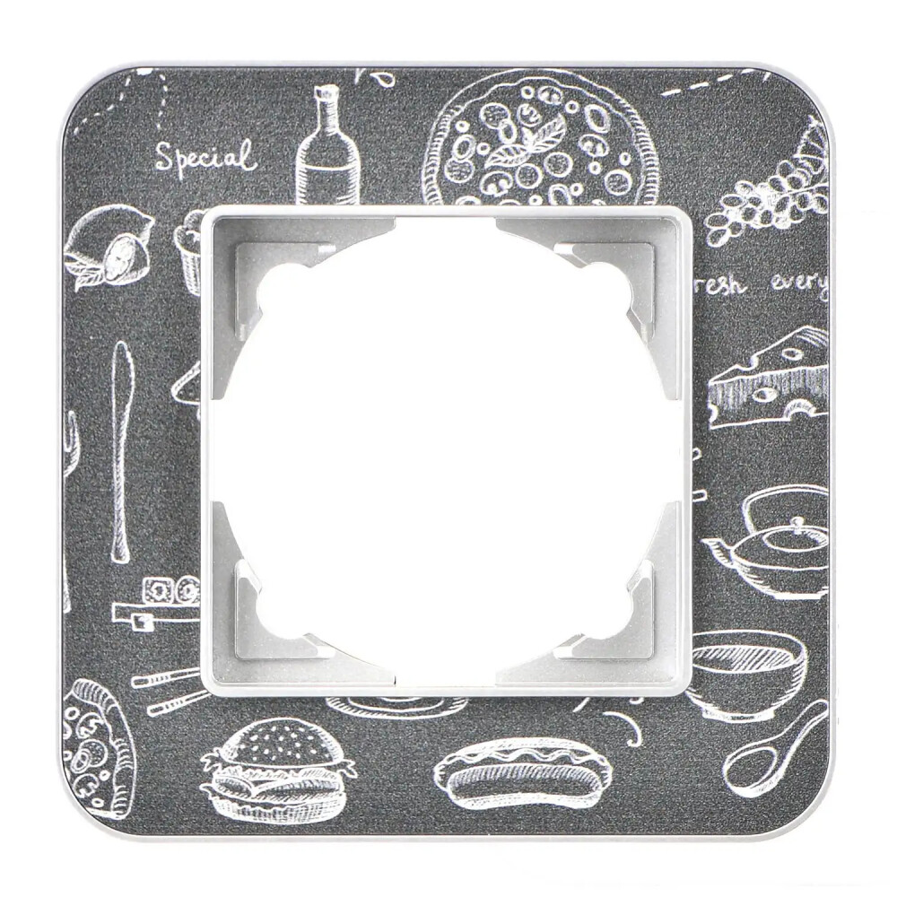 Radius Design Tekli Çerçeve, Gümüş / Gourmet - Günsan Elektrik