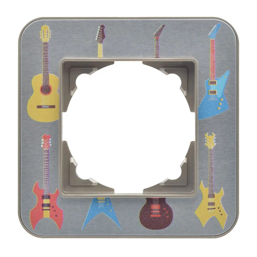 Radius Design Tekli Çerçeve, Metalik Bej / Guitar - Günsan Elektrik