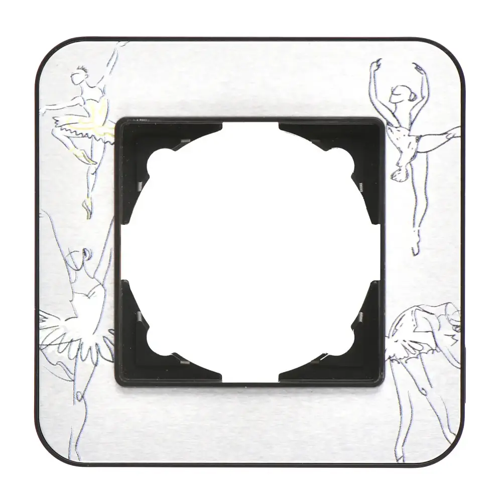 Radius Design Tekli Çerçeve, Metalik Siyah / Pretty Ballerina - 1