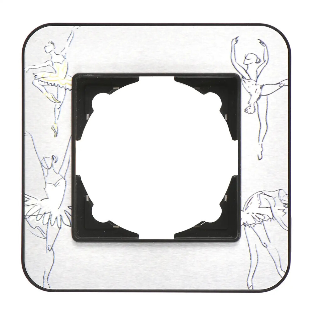 Radius Design Tekli Çerçeve, Metalik Siyah / Pretty Ballerina - Günsan Elektrik