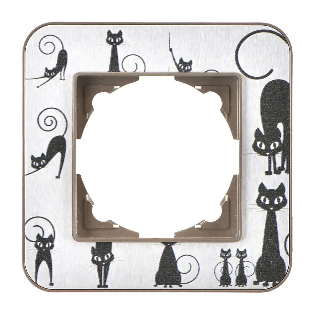 Radius Design Tekli Çerçeve, Mocha / Cats - Günsan