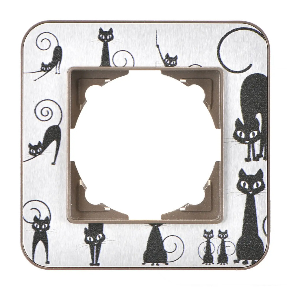 Radius Design Tekli Çerçeve, Mocha / Cats - Günsan Elektrik