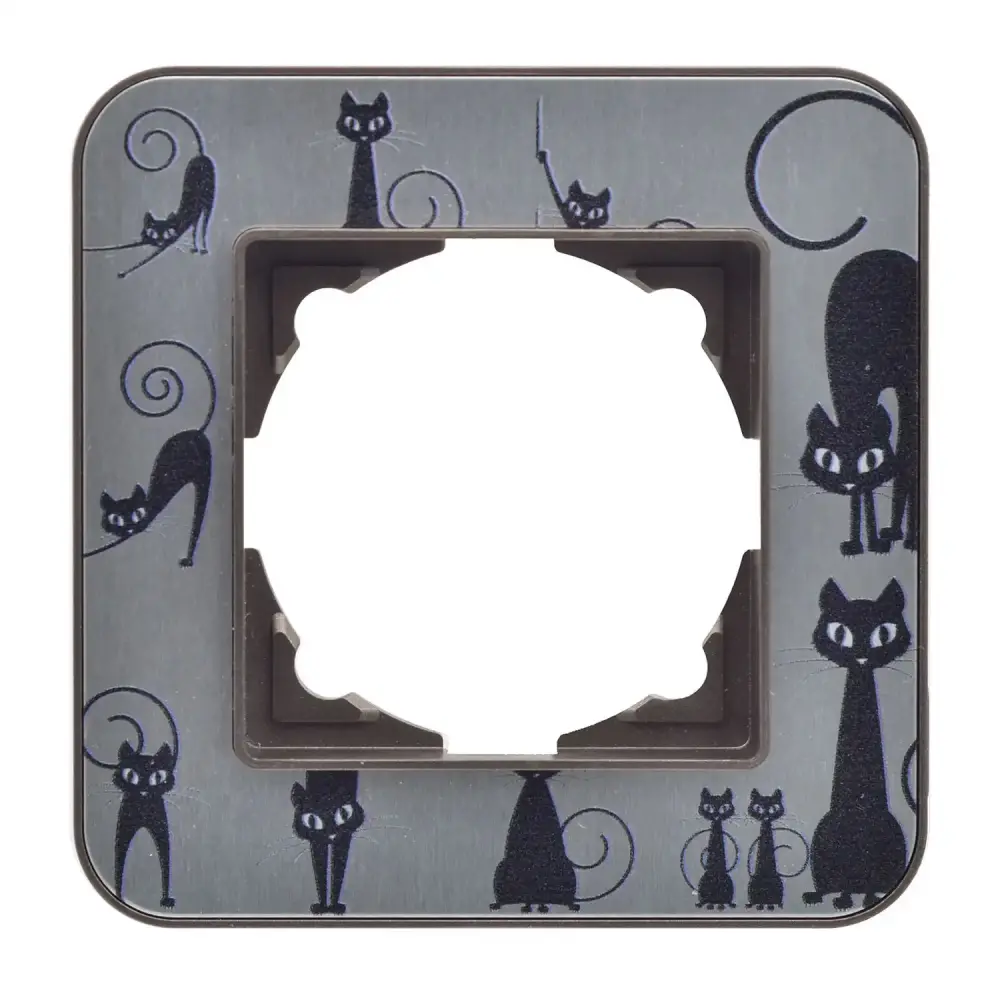 Radius Design Tekli Çerçeve, Mocha / Cats Metal - 1