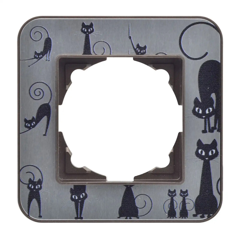 Radius Design Tekli Çerçeve, Mocha / Cats Metal - Günsan Elektrik