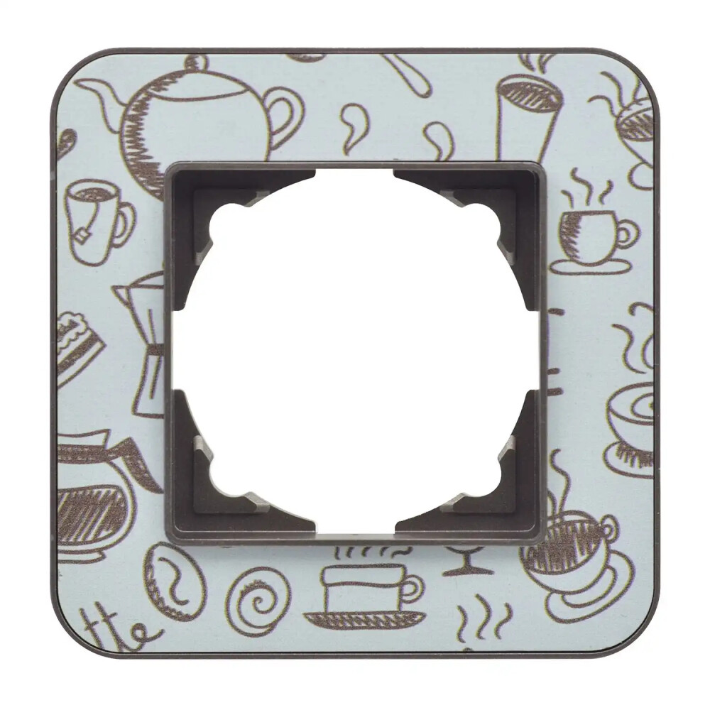 Radius Design Tekli Çerçeve, Mocha / Coffee Metal - Günsan Elektrik