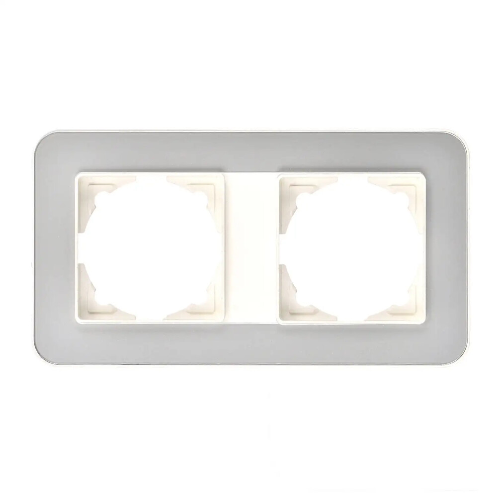 Radius Elements İkili Çerçeve, Fildişi Beyazı / Pearl Silver - Günsan Elektrik