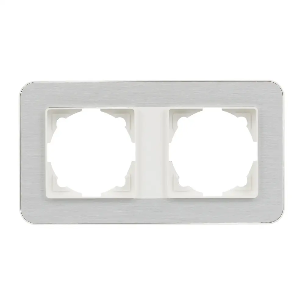 Radius Elements İkili Çerçeve, Fildişi Beyazı / Silver Light - Günsan