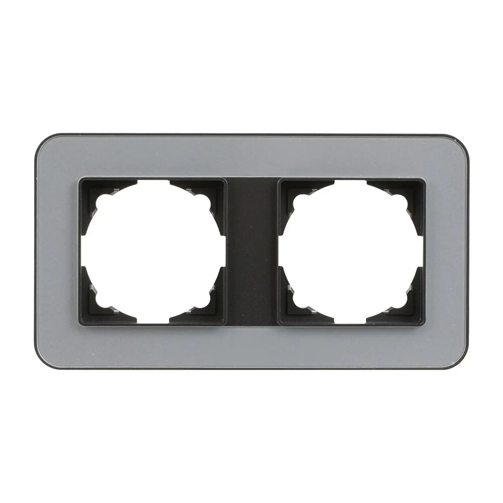 Radius Elements İkili Çerçeve, Füme / Pearl Silver - Günsan Elektrik