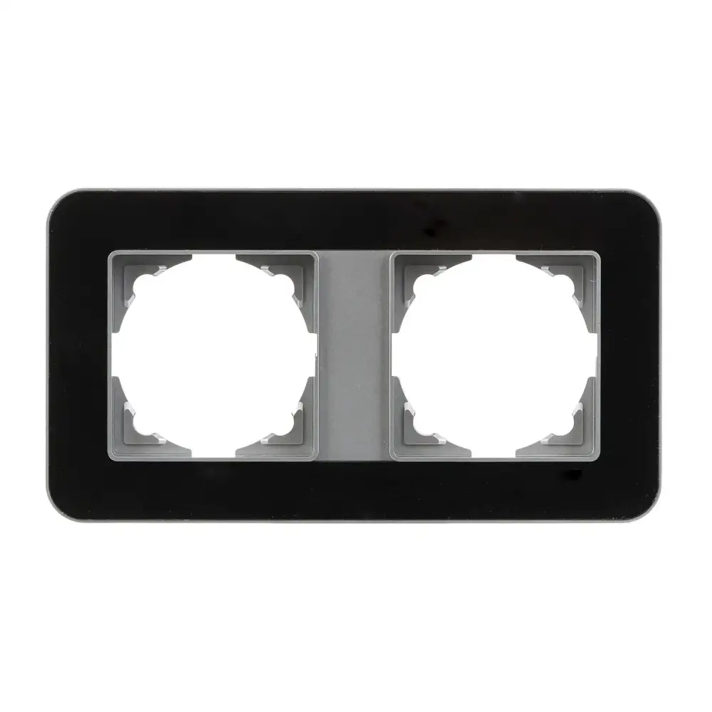 Radius Elements İkili Çerçeve, Gümüş / Jet Black - Günsan