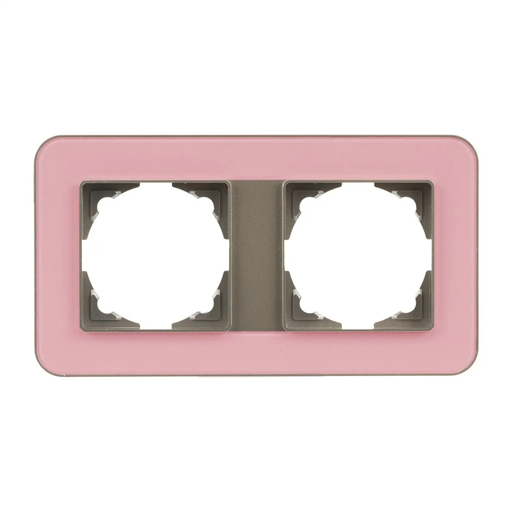 Radius Elements İkili Çerçeve, Metalik Bej / Powdery Pink - Günsan Elektrik