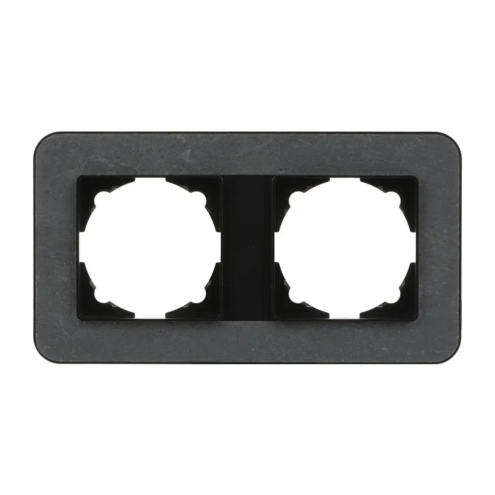 Radius Elements İkili Çerçeve, Metalik Siyah / Black - Günsan