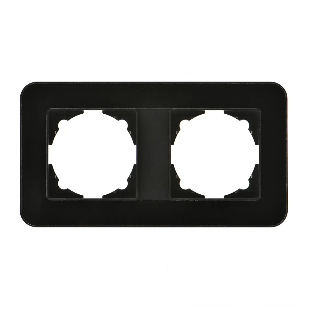 Radius Elements İkili Çerçeve, Metalik Siyah / Jet Black - Günsan Elektrik