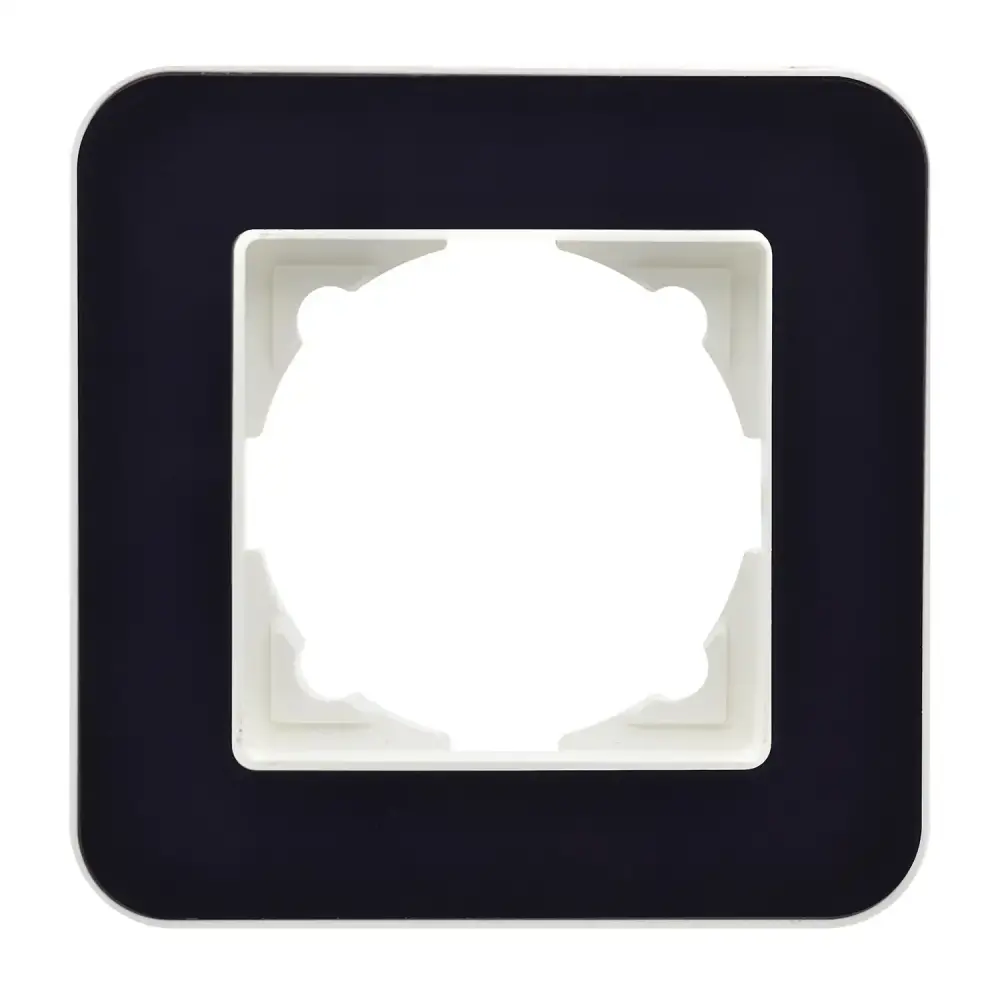 Radius Elements Tekli Çerçeve, Fildişi Beyazı / Jet Black - 1