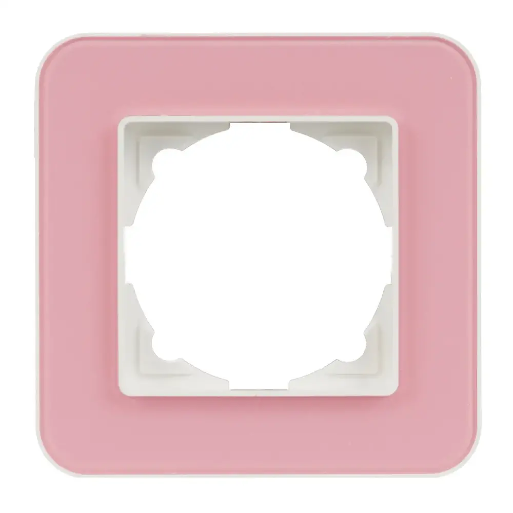 Radius Elements Tekli Çerçeve, Fildişi Beyazı / Powdery Pink - Günsan