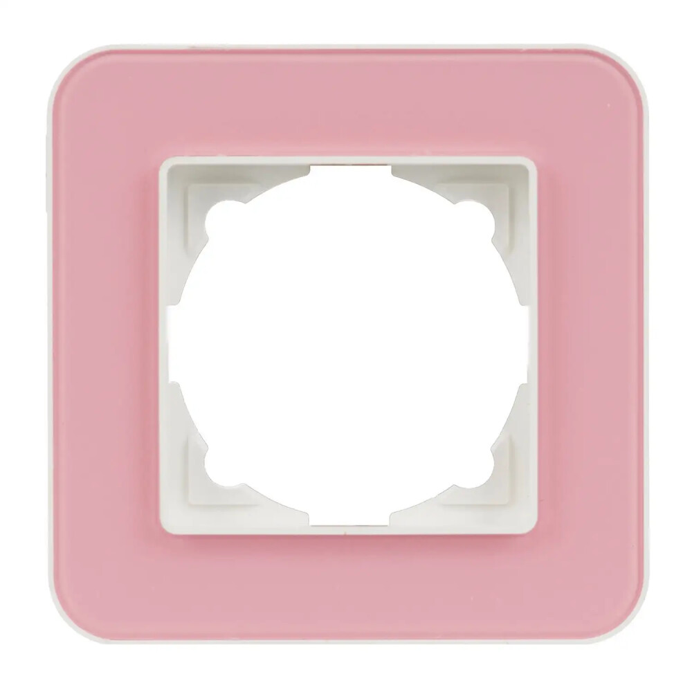 Radius Elements Tekli Çerçeve, Fildişi Beyazı / Powdery Pink - Günsan Elektrik