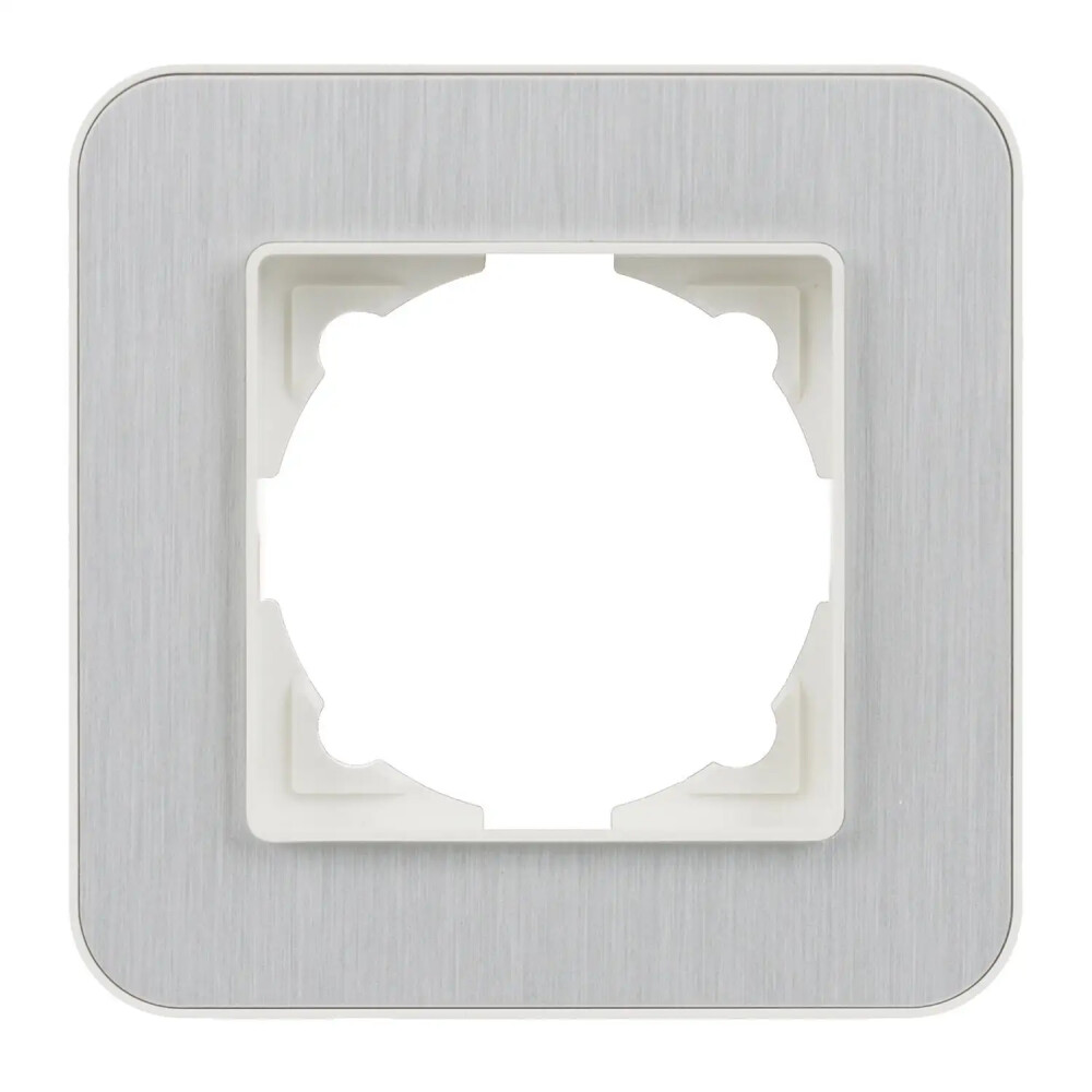 Radius Elements Tekli Çerçeve, Fildişi Beyazı / Silver Light - Günsan Elektrik