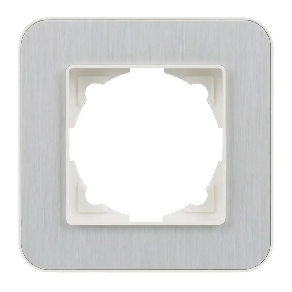 Radius Elements Tekli Çerçeve, Fildişi Beyazı / Silver Light - 1