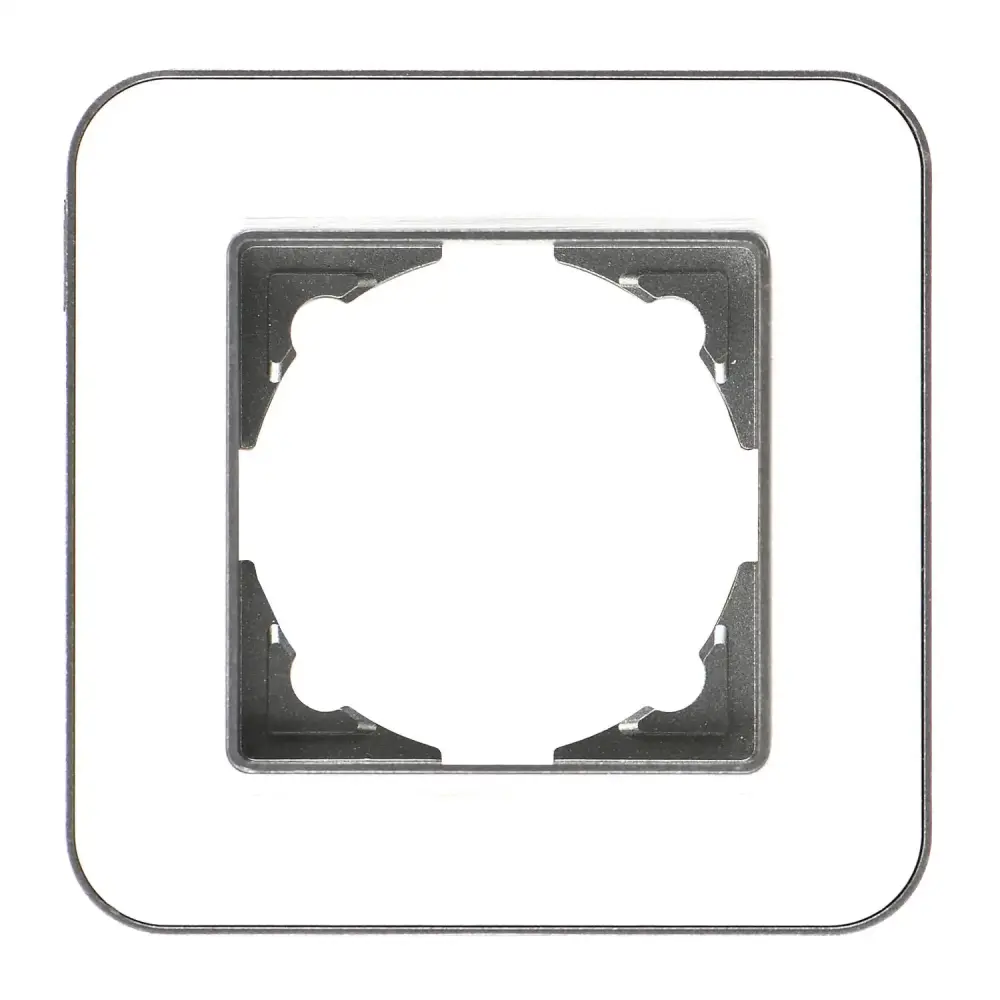 Radius Elements Tekli Çerçeve, Füme / Silver Light - 1