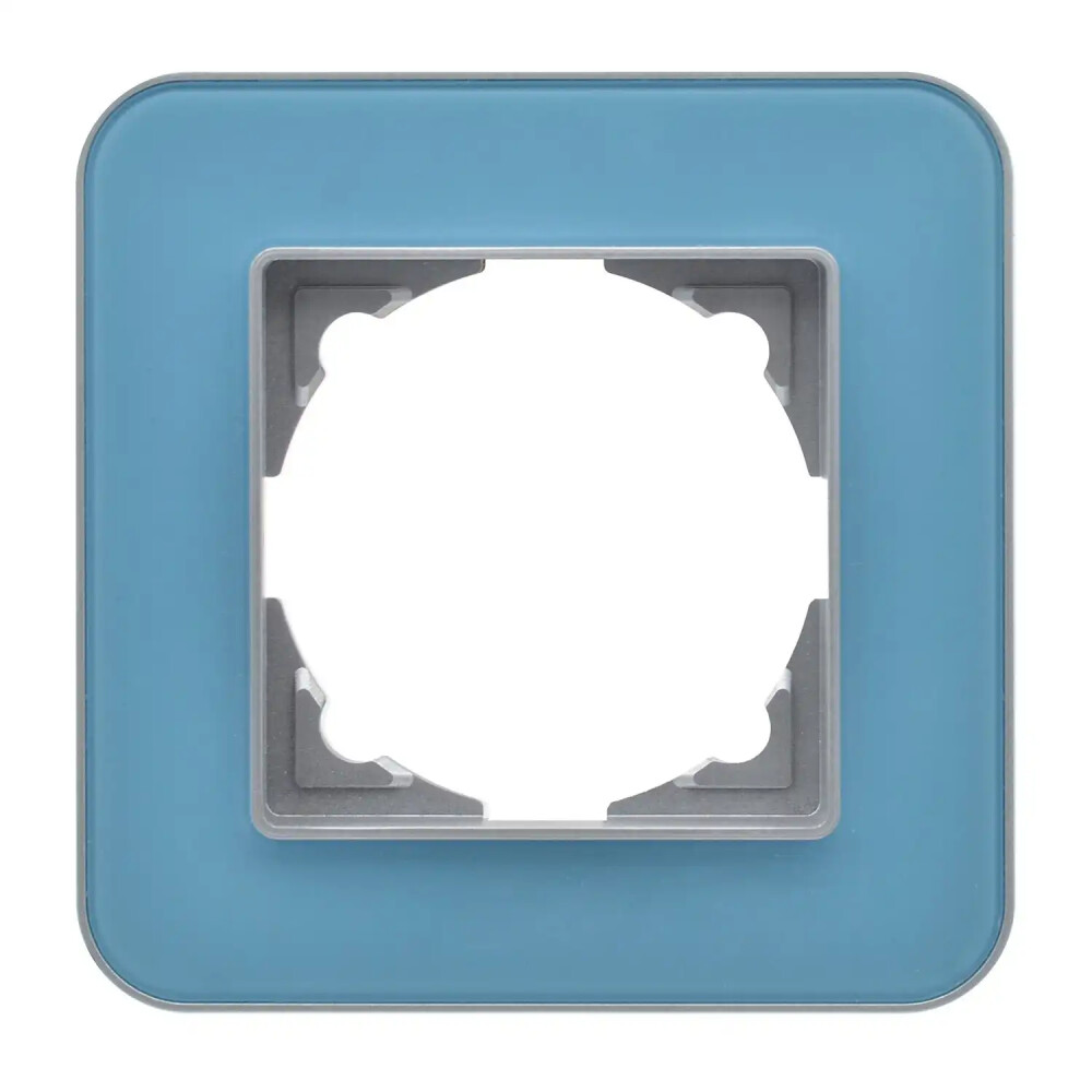 Radius Elements Tekli Çerçeve, Gümüş / Pastel Blue - Günsan Elektrik