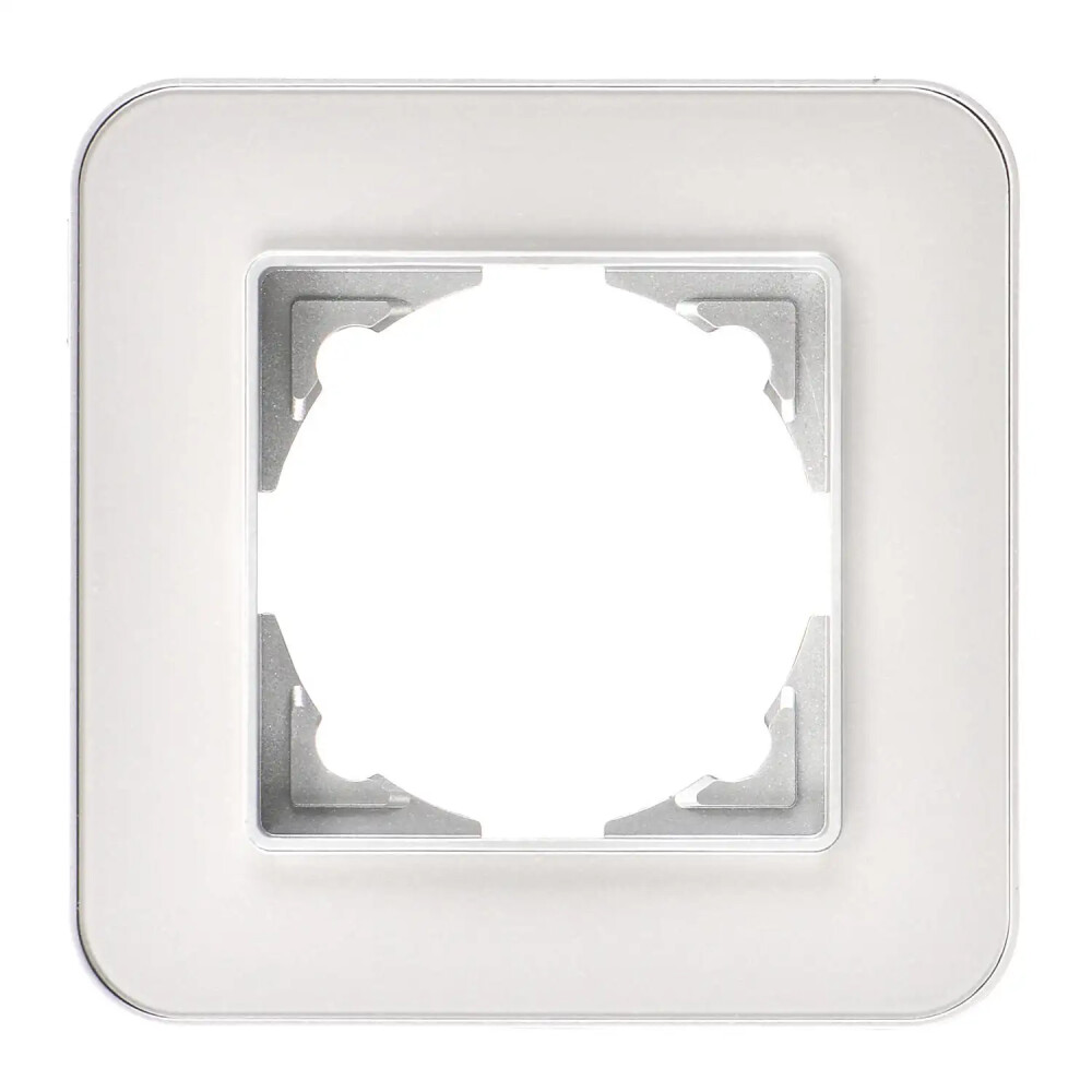 Radius Elements Tekli Çerçeve, Gümüş / Pearl Silver - Günsan Elektrik