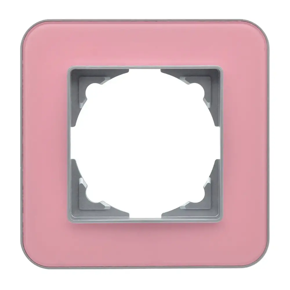 Radius Elements Tekli Çerçeve, Gümüş / Powdery Pink - Günsan