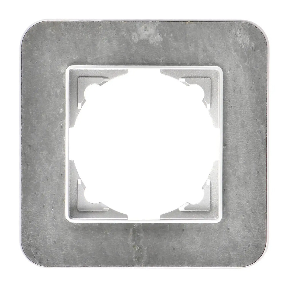 Radius Elements Tekli Çerçeve, Gümüş / Silver Gray - Günsan Elektrik