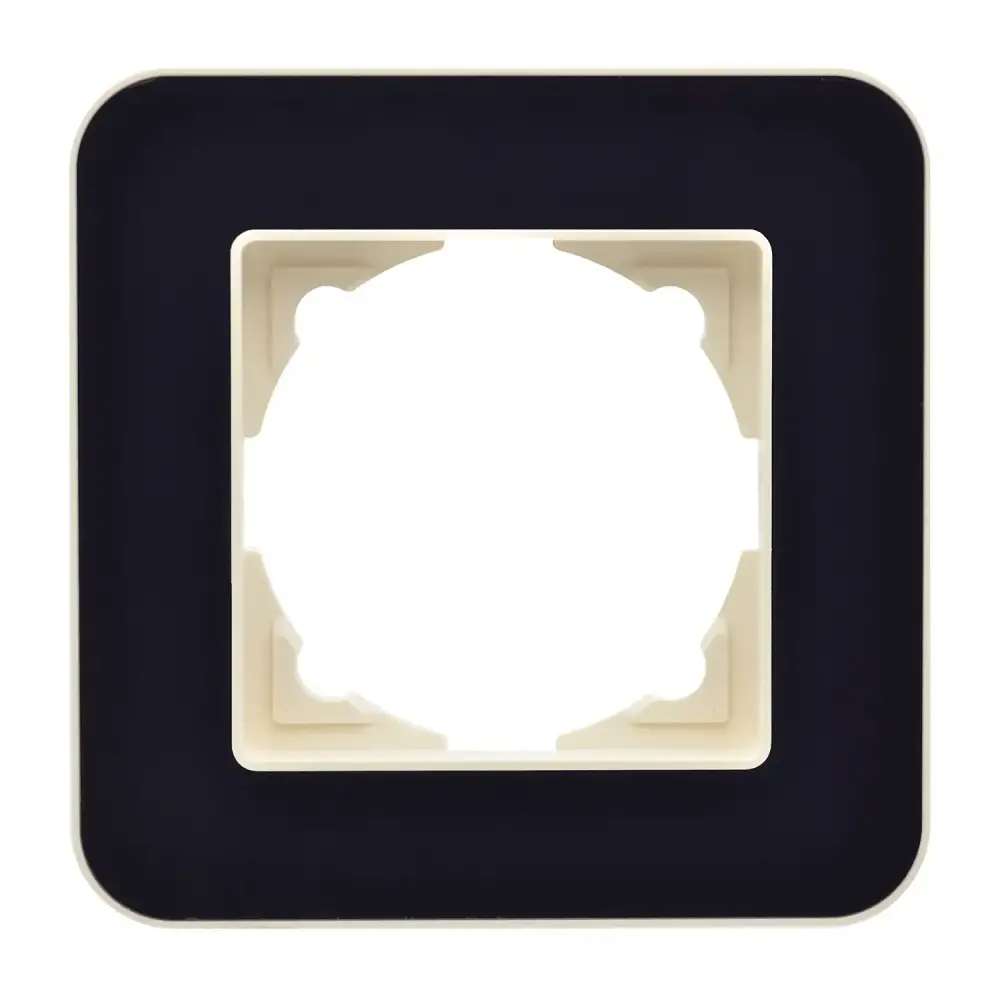 Radius Elements Tekli Çerçeve, Krem / Jet Black - 1