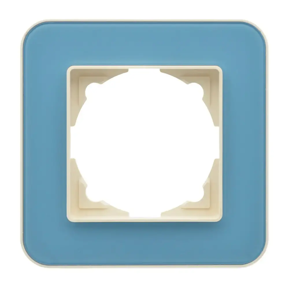 Radius Elements Tekli Çerçeve, Krem / Pastel Blue - 1