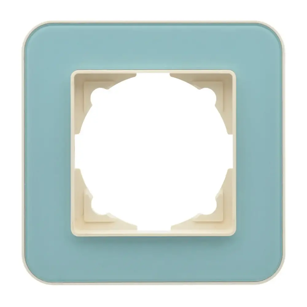 Radius Elements Tekli Çerçeve, Krem / Pastel Green - 1