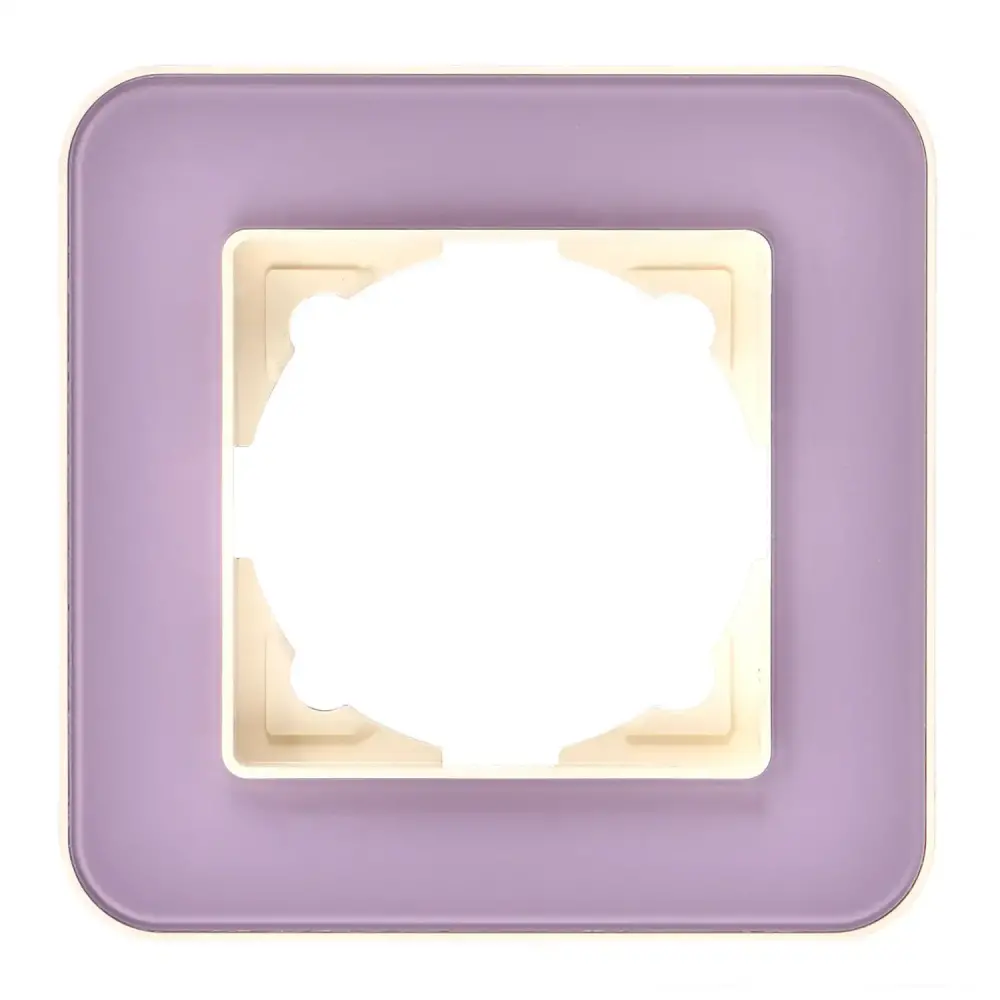 Radius Elements Tekli Çerçeve, Krem / Pastel Violet - Günsan