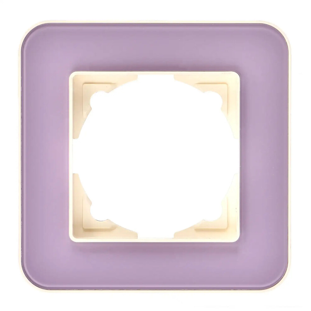 Radius Elements Tekli Çerçeve, Krem / Pastel Violet - Günsan Elektrik