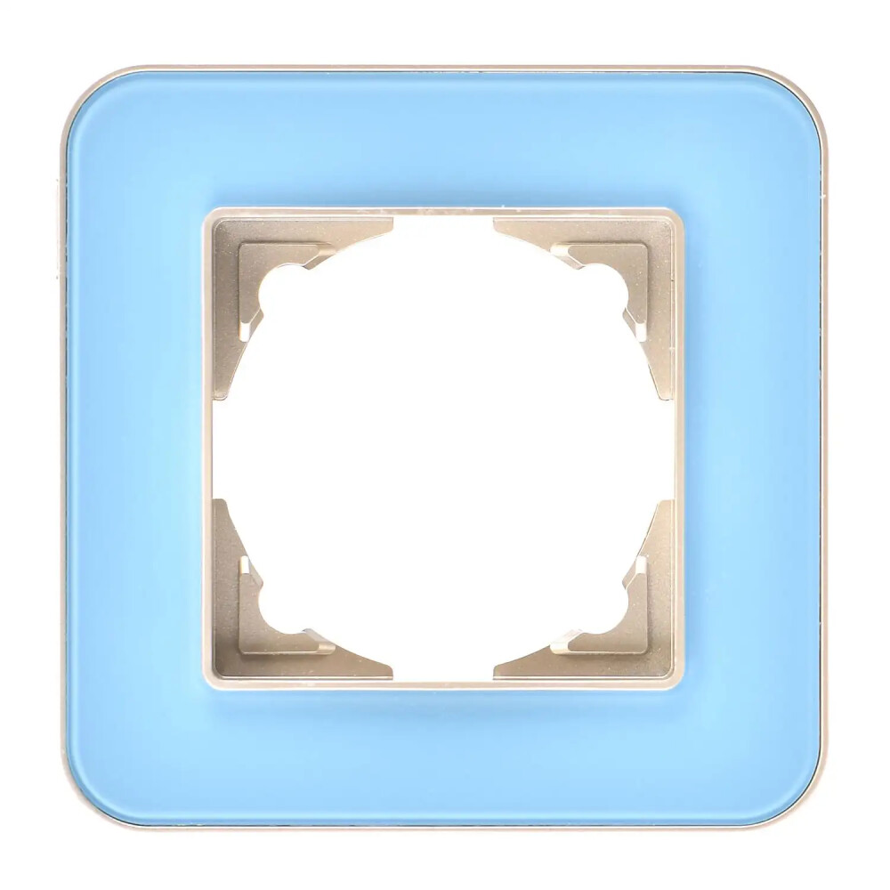 Radius Elements Tekli Çerçeve, Metalik Bej / Pastel Blue - Günsan Elektrik