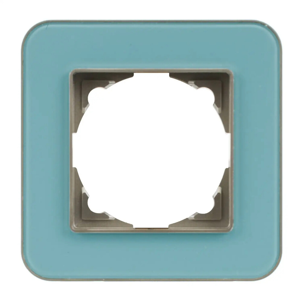 Radius Elements Tekli Çerçeve, Metalik Bej / Pastel Green - Günsan Elektrik