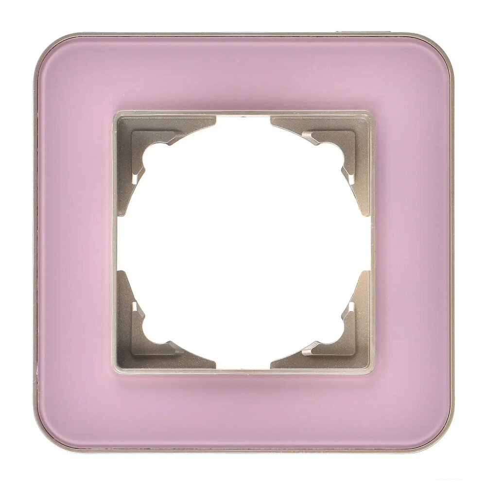 Radius Elements Tekli Çerçeve, Metalik Bej / Powdery Pink - Günsan Elektrik