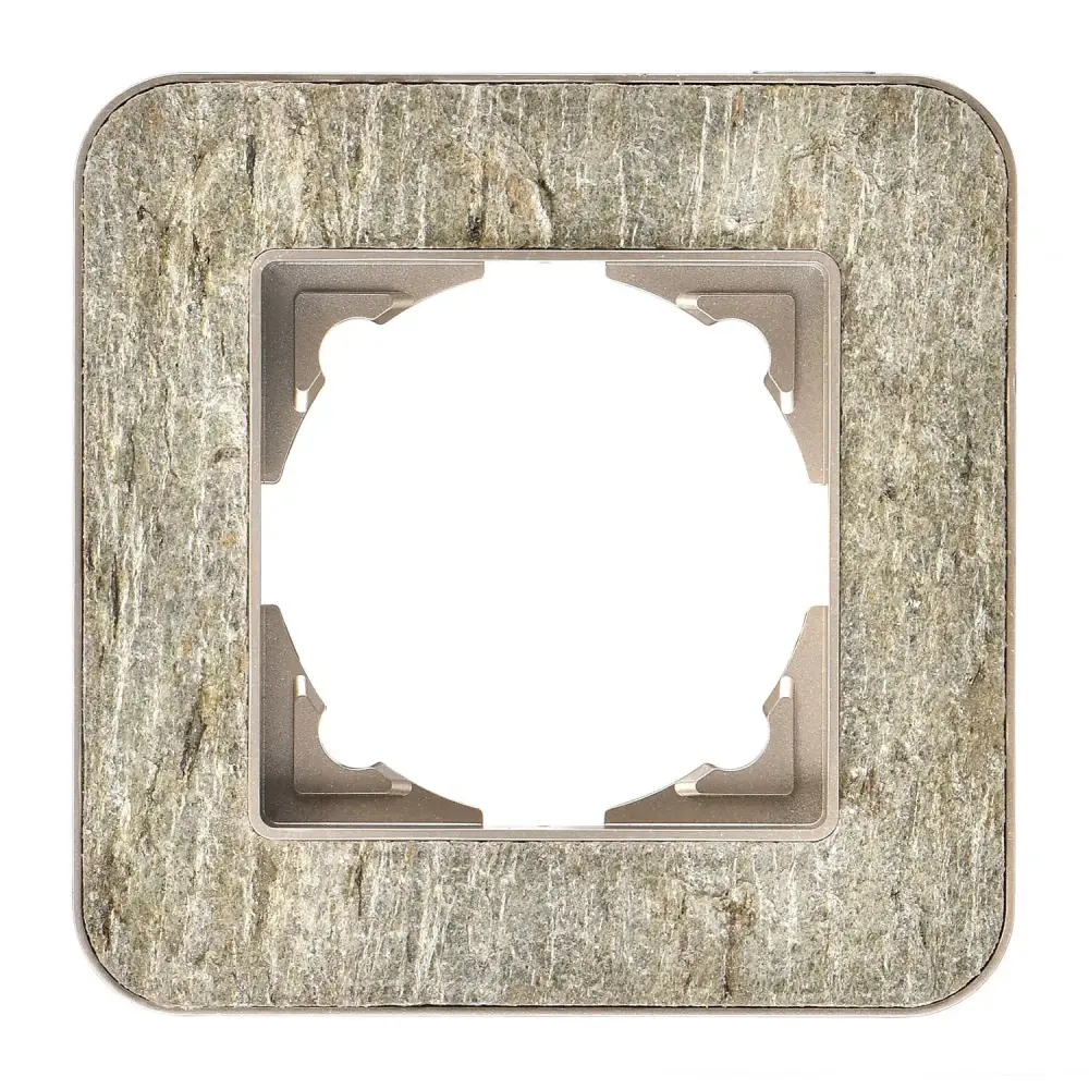 Radius Elements Tekli Çerçeve, Metalik Bej / Silver Gold - Günsan
