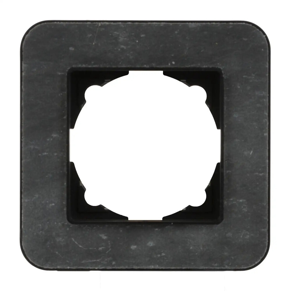 Radius Elements Tekli Çerçeve, Metalik Siyah / Black - Günsan Elektrik